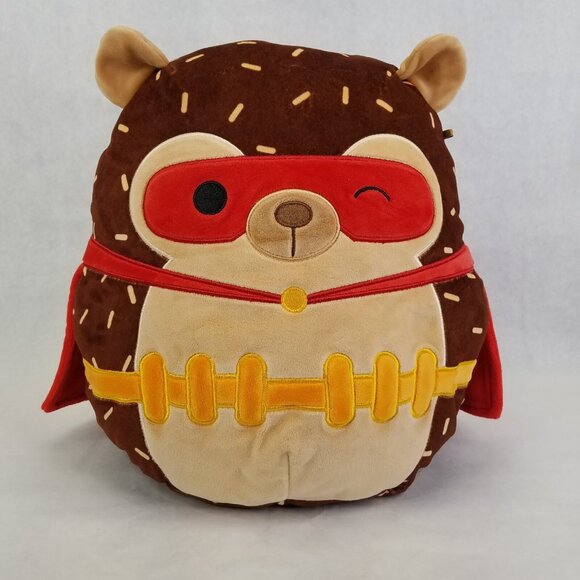 Squishmallows Hans The Hedgehog 12” Superhero Costume Squad Cape Plush Animal - Picture 1 of 13